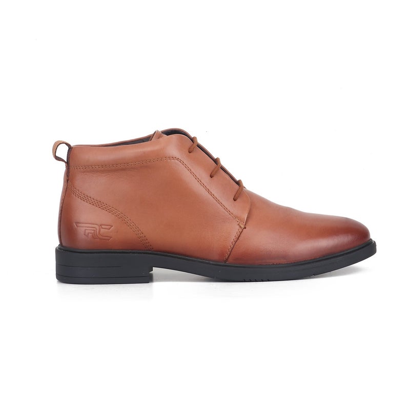 Red Chief Comfortable Genuine Leather Laceup Boot For Men | Rc4024 Tan - Image 1